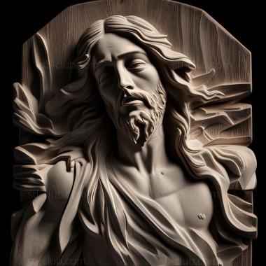 3D model st jesus (STL)